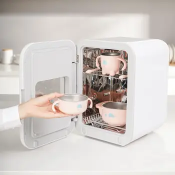 

Xiaolang Mini Desktop Disinfection Cabinet UV Light Ozone Lamp Sterilization Baby Daily Tableware Toothbrush Sterilizer