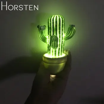 

Wholesale New Cactus LED Lamp Night Light With Soft light Home Baby Room Decoration Soft Touch Safe Cute Present Gift for Kids