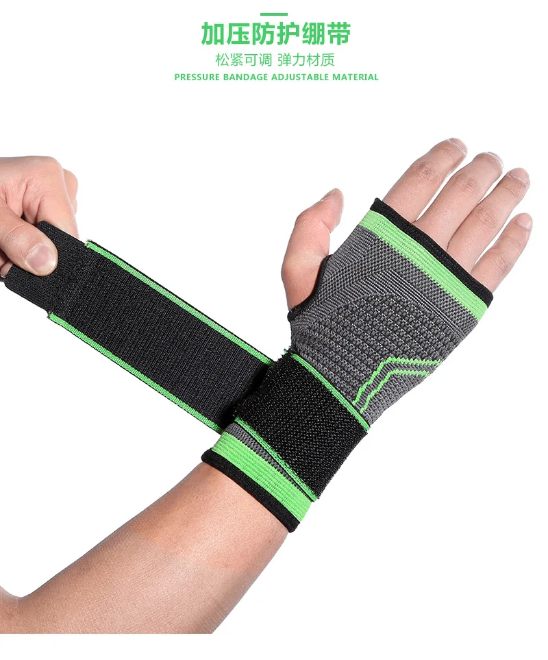 

Ultrathin Breathable Men's Wristband Arthritis Wrist Wraps Brace Sleeve Support Glove Elastic Fitness Palm Basketbol Bileklik