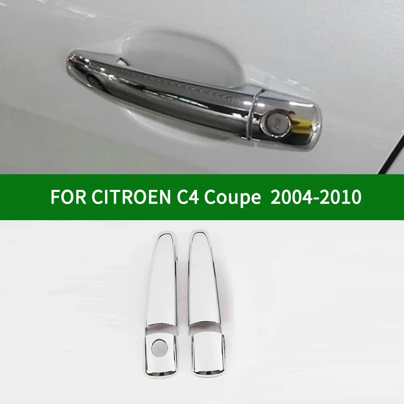 Чехлы на ручки для CITROEN C4 coupe C-Triumph C-4 Pallas 2004-2010 хромированные серебристые |