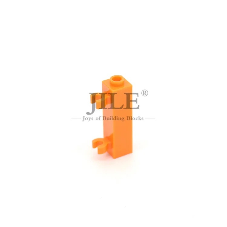 

Moc Brick Modified 1x1x3 with 2 Clips Vertical 60583 DIY Enlighten Building Blocks Brick Classic Sets Compatible Assembles Part