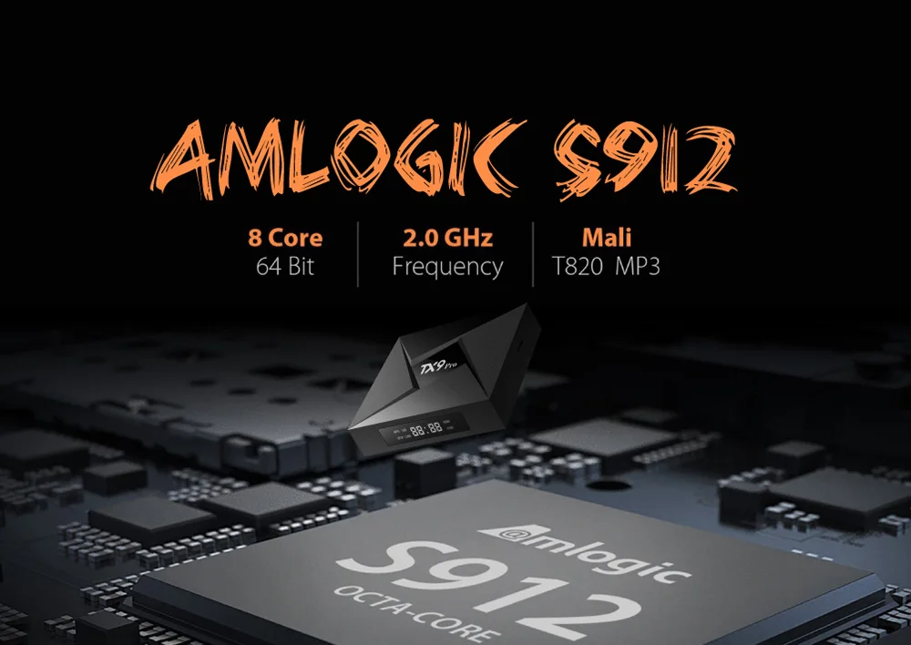 TX9 Pro Amlogic S912 Восьмиядерный Смарт ТВ приставка Android 7,1 2,4G/5G WiFi Bluetooth 4,1 100M LAN 4K HD медиаплеер смарт-приставка