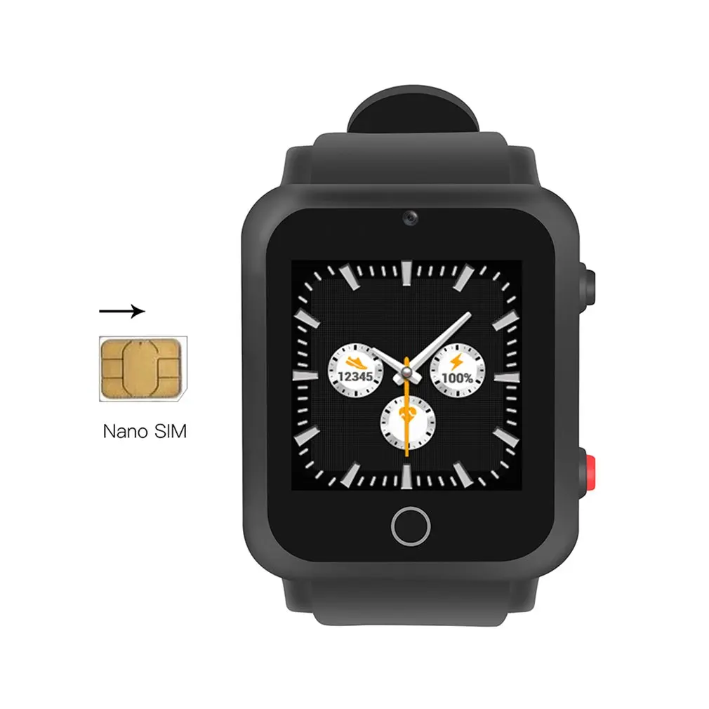 Android смарт-часы с камерой gps положение навигации Wi-Fi беспроводной Smartwatch для мужчин SIM карты часы телефон