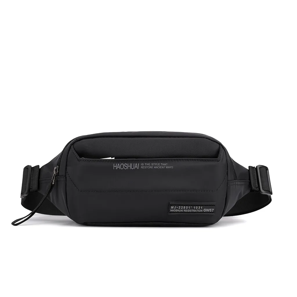 

Unisex Sports Waist Bag Fanny Casual Chest Packs for Men Portable Multi-Function Pockets Men's Crossbody Bag bolsas feminina