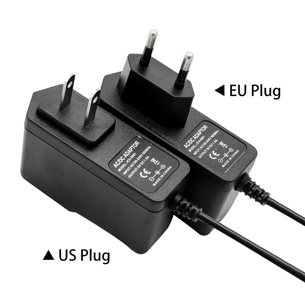 AC DC 9V Power Supply Adapter 1A 2A 3A 4A 5A Power Adapter 220V to 9V Universal Supply Charger EU US Plug For Led Light Lamp