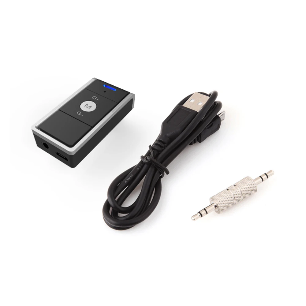 Bluetooth 4 1 handsfree car auto kit headphone wireless a2dp music receiver stereo audio adapter for earphone speaker with clip