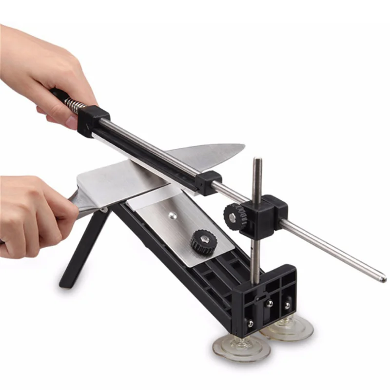 Sharpener Профессиональная кухня для заточки ножей фиксированный угол с 4 драгоценные камни высокого качества - Цвет: Sharpener