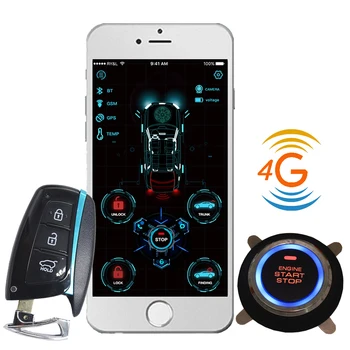

cardot 4g gps gsm Start Stop Engine Pke Keyless Entry Remote Starter Smart Car Alarm
