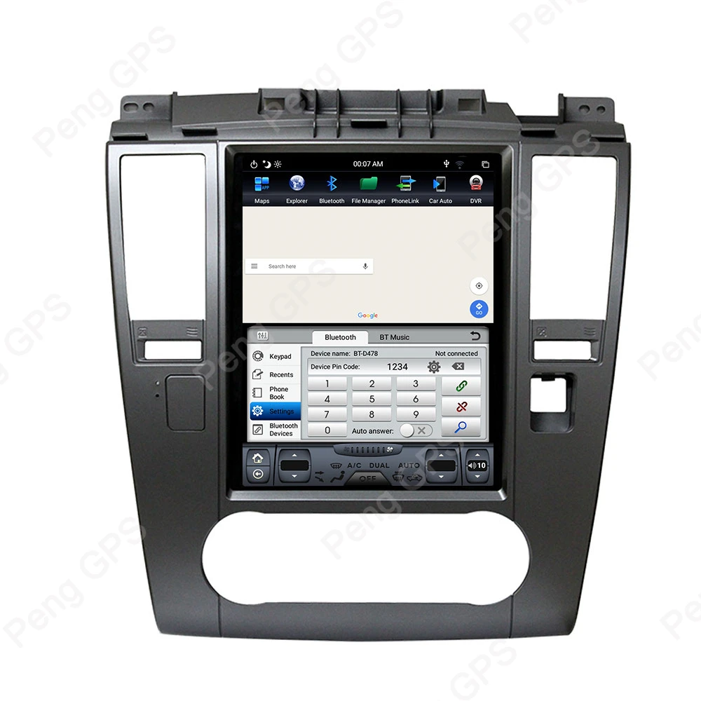 Discount PX-6 4G+64G Android 8.1 Tesla-style Vertical Screen GPS Navigation for Nissan TIIDA 2008-2011 Audio Player 4K 1920*1080 Headunit 14