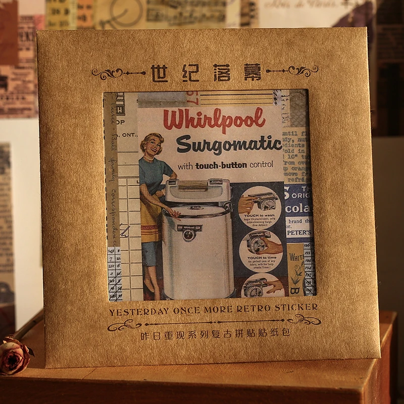 Английская газета журнал записываемая декоративная наклейка s Скрапбукинг