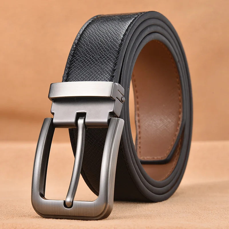 Peikong belt male leather belt men strap male genuine leather luxury pin buckle belts for men belt Cummerbunds ceinture homme