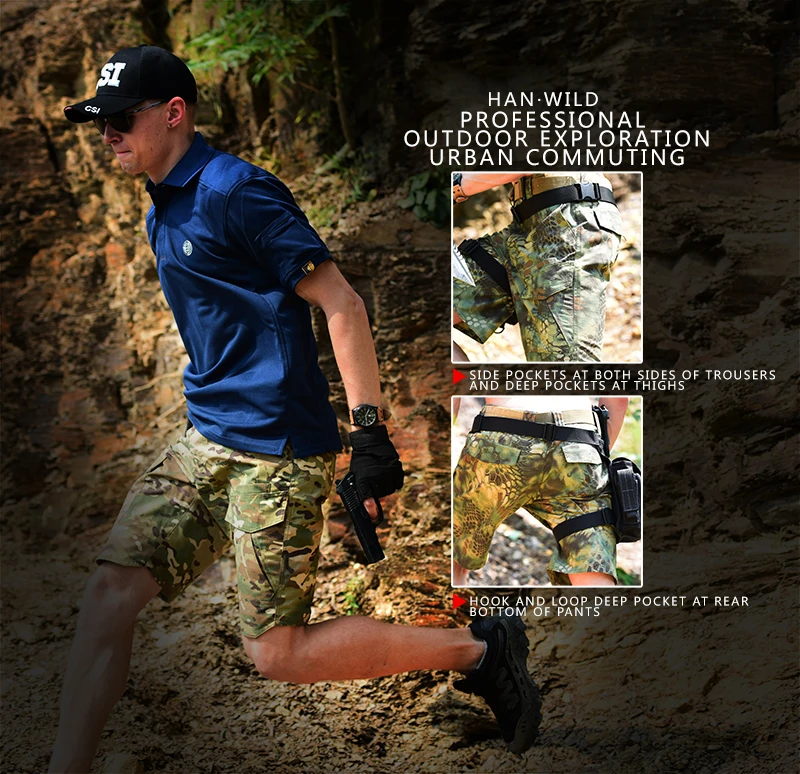 Men Classic Tactical Shorts Upgraded Waterproof Quick Dry Multi-pocket Short Pants Outdoor Hunting Fishing Military Cargo Shorts sport shorts,men sport pants