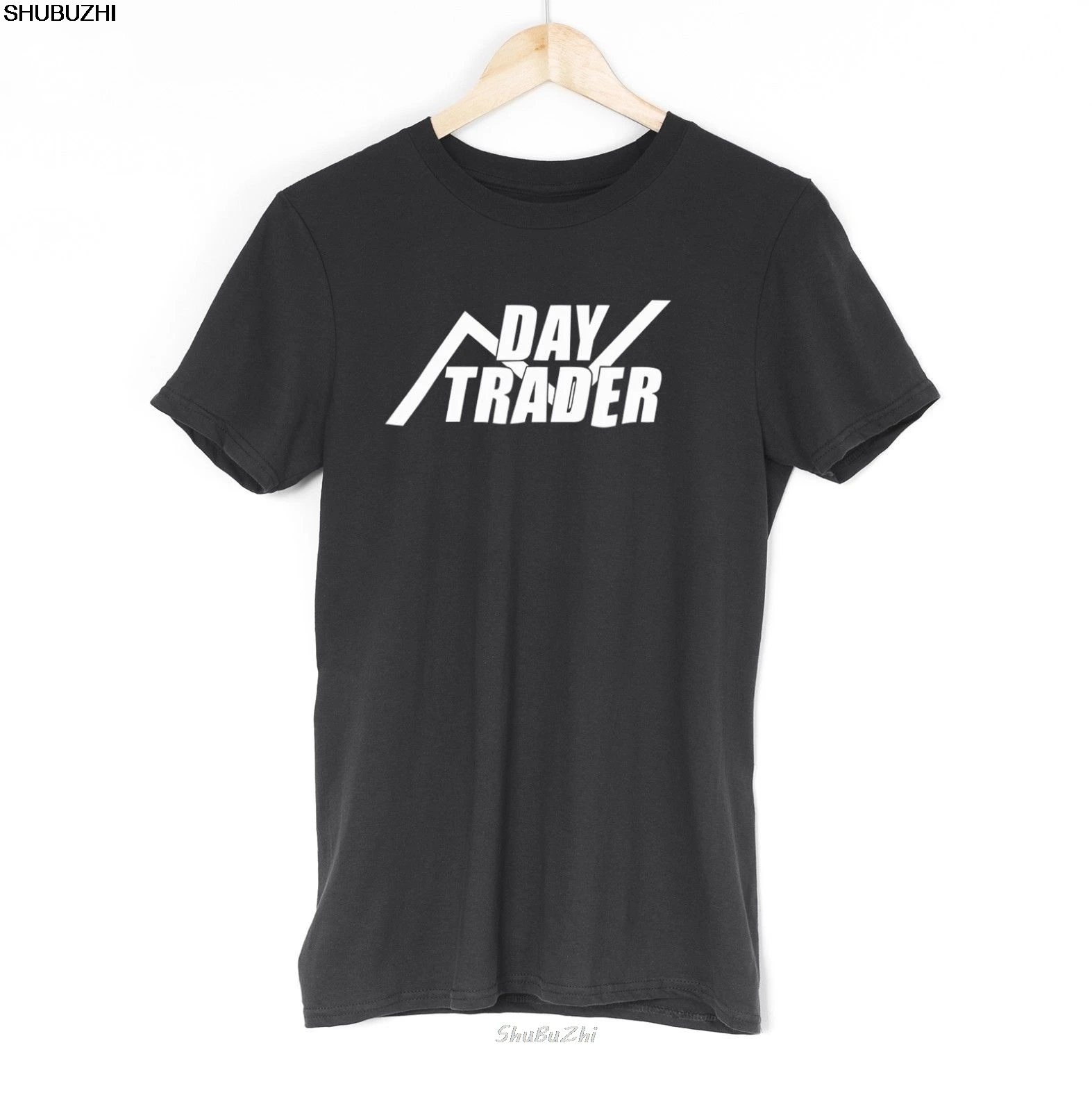 Day Trader Mens T Shirt Shares Trade Forex Entrepreneur DayTrading Gambling Tee sbz3455 | Мужская одежда