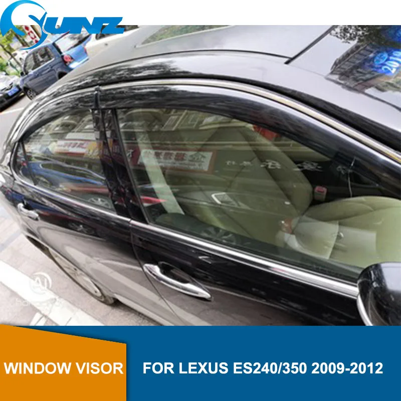 

Wind Visor deflectors Rain Guards For LEXUS ES240/350 2009 2010 2011 2012 Sun Shade Awnings Shelters Guards accessories SUNZ