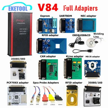 

iPROG+ Iprog Pro Programmer V84 Support 2019 Year 3in1 IMMO + Mileage Correction + Airbag Reset Replace Carprog/Digiprog/Tango