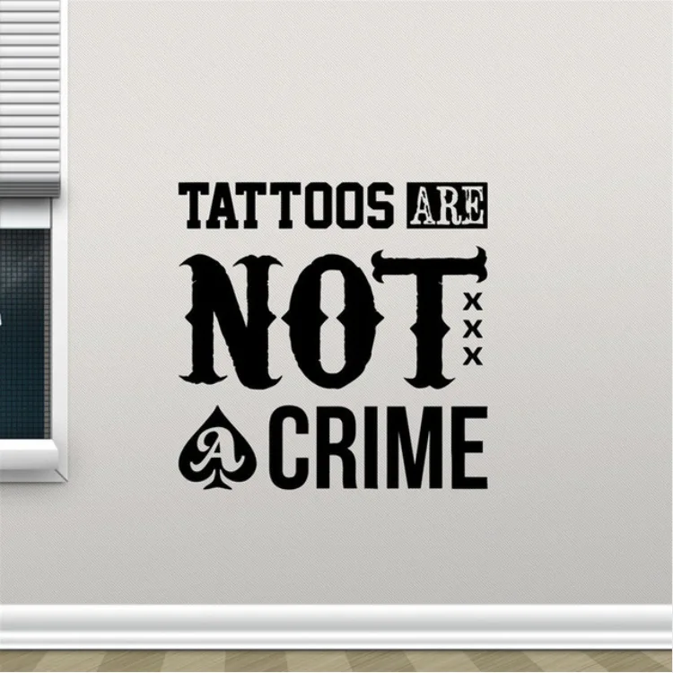 Татуировки поколения резные съемные наклейки на стену гостиной спальни дивана стены настраиваемые MU4274