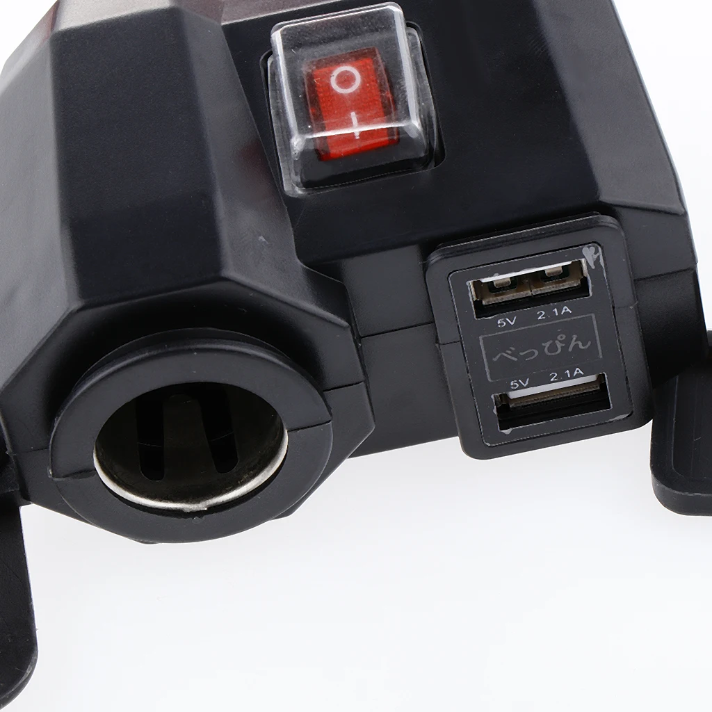 Мотоцикл USB Сигарета зарядное устройство адаптер с выключателем питания для мотоцикла