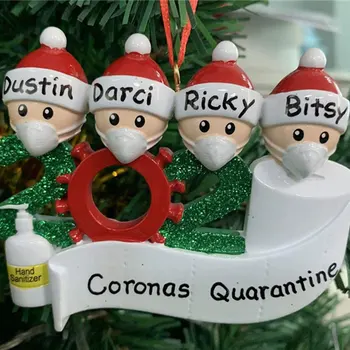 

HOT Personalized Snow Man Ornaments Family with Face Covers Christmas Ornament for Home Decoration TI99