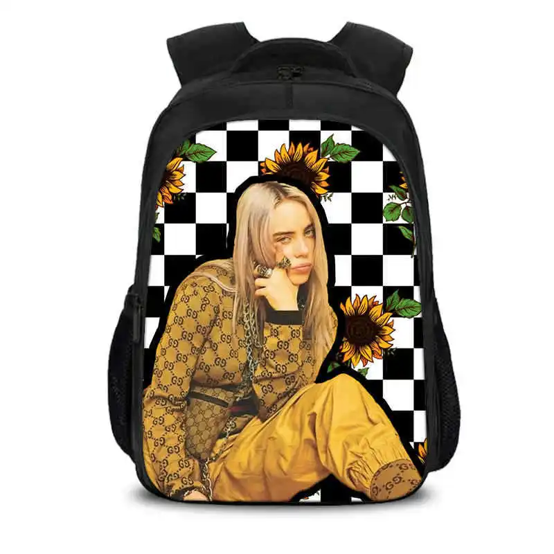 Billie Eilish, школьные сумки для подростков, рюкзак в стиле хип-хоп для мальчиков и девочек, рюкзак для ноутбука, рюкзак для путешествий, рюкзак для фанатов, подарок