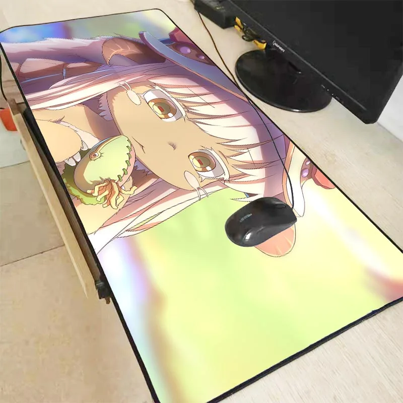 

XGZ Made In Abyss Anime Customized MousePads Computer Laptop Anime Mouse Mat Large Locking Edge Mouse Pad Keyboards Mat for CSGO