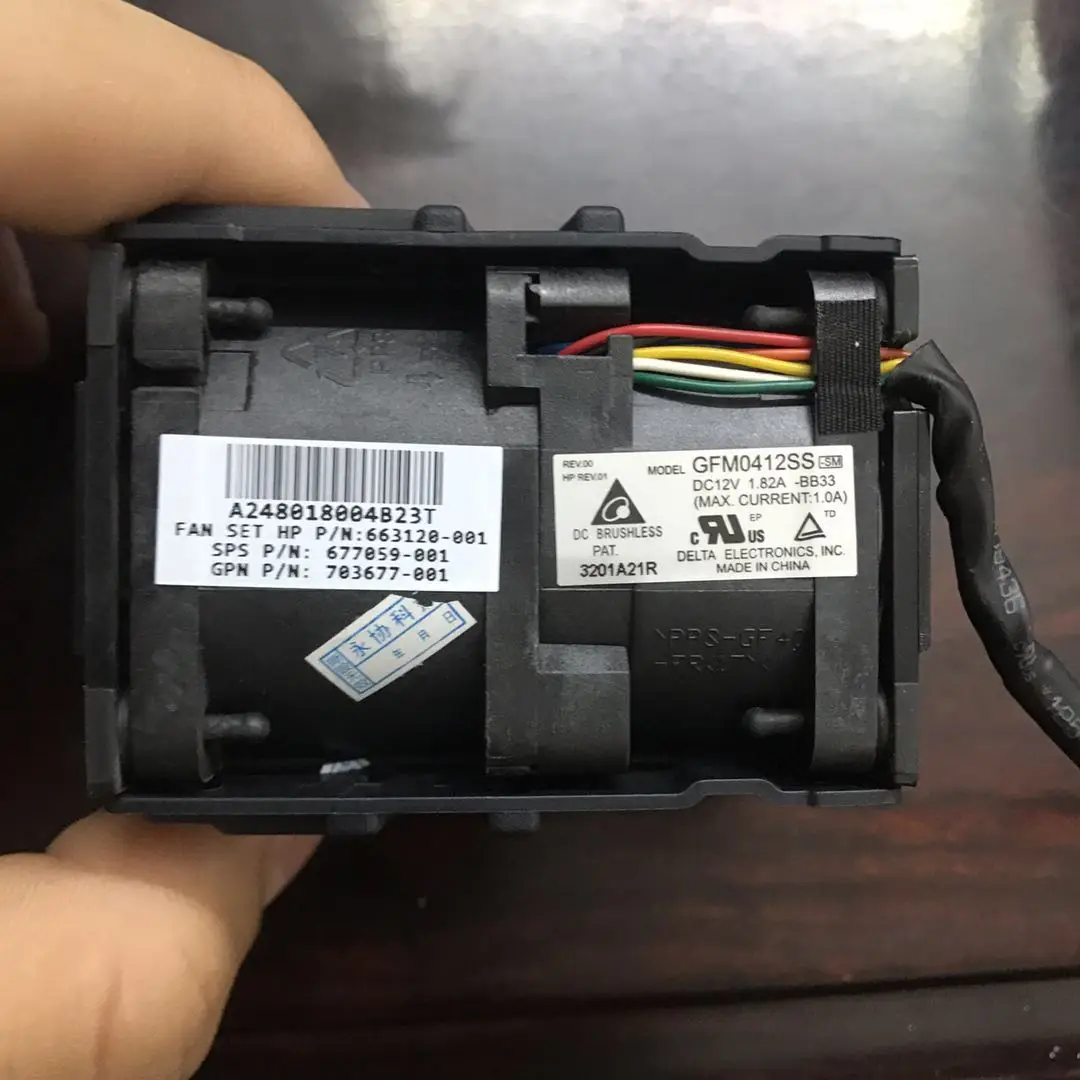 

Original for Delta DL160 G8 663120-001 677059-001 GFM0412SS server cooing fan