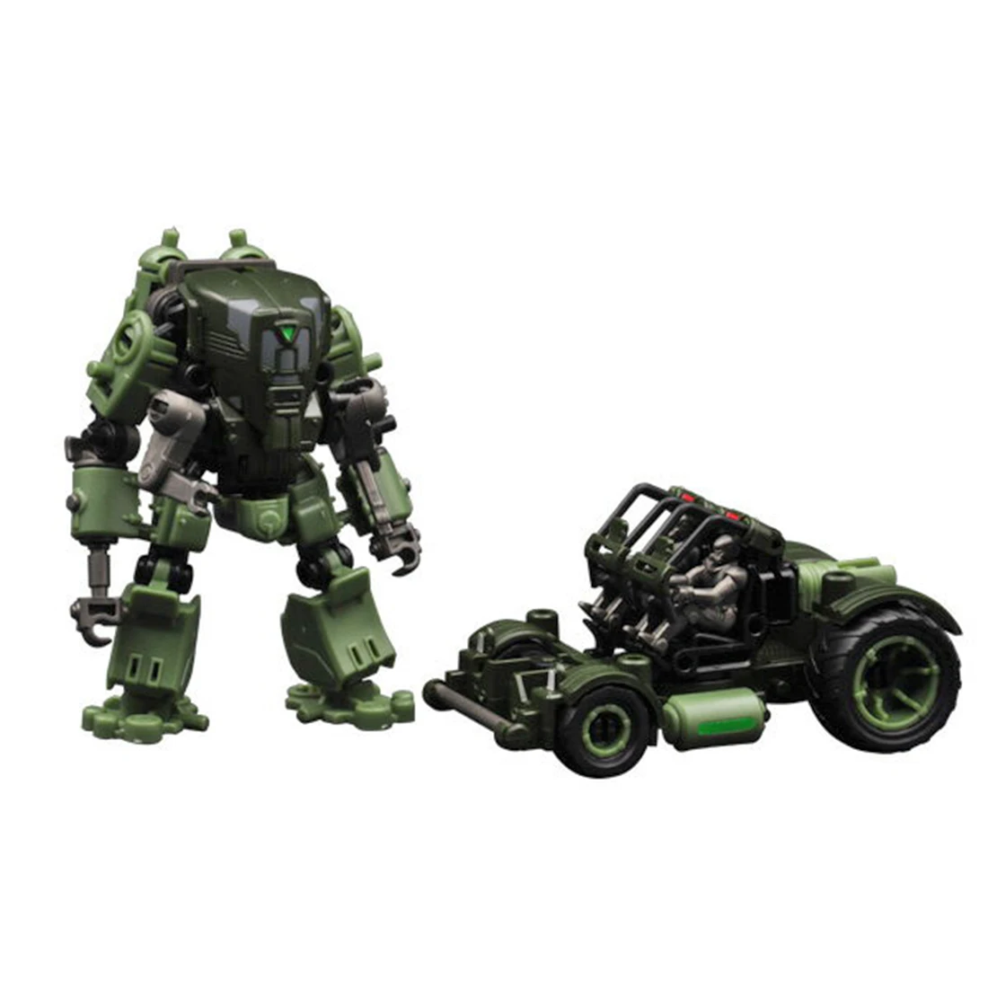 8 см 1: 60 DIY сборка Mecha модель обороны Mecha инженерный автомобиль Mecha Model-MM002 оливковый/Пустынный желтый/голубой океан