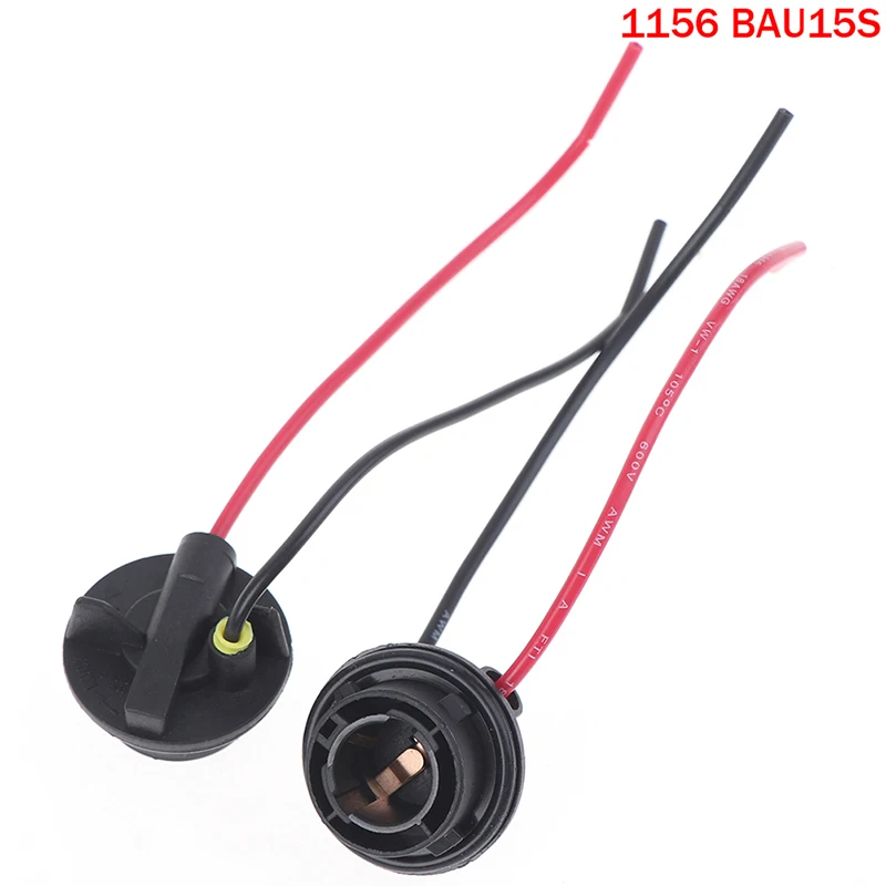 

2pcs 1156 1157 Bulb Socket BAY15D Lamp Holder P21/5W Adapter Base Connector