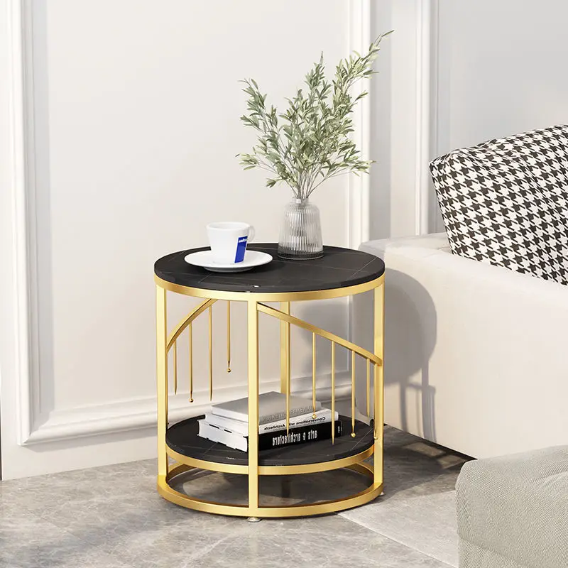 Light luxury simple creative marble sofa side Table 2 Light luxury simple creative marble sofa side Table 2