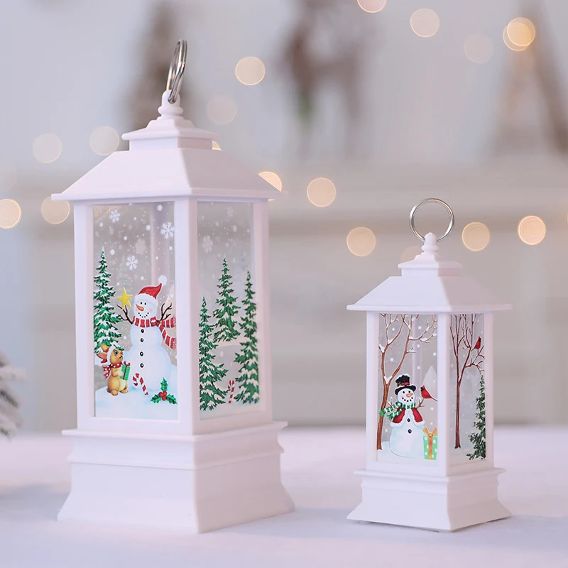 Рождественские украшения для дома светодиодный 1 шт. Рождественская свеча с светодиодный чайный свет свечи Рождественская елка украшение