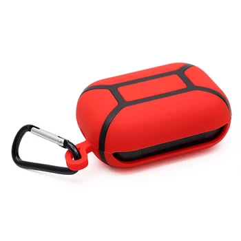 

Simple Shockproof Soft Silicone With Carabiner Earphone Case Mini Fashion Fitted Travel Protective Storage For Echo Buds Pro