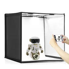 60 см портативный складной светодиодный белый фон Лайт-бокс для фотографий аксессуары для фотостудии свет палатки фото фон