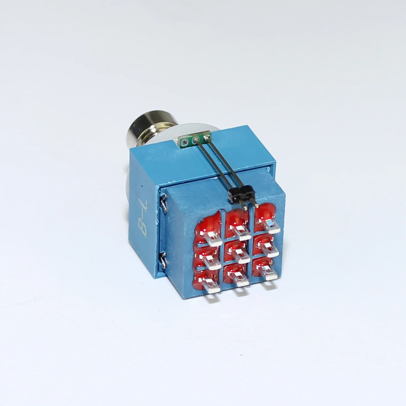 10PCS PBS-24-302-N1 with single-color LED 3PDT hot sell electric guitar part effect illuminated pedal foot switch supplier