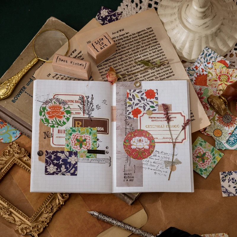 46 шт./упак. персидские наклейки в коробке модные Необычные DIY для скрапбукинга