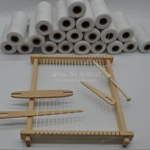 1 мм ткацкий станок, набор основовязаных нитей 250 м/рулон с инструментами для рукоделия, ручная работа, станок для вязания, длина резьбы