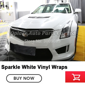 

Highest quality Grade sparkle Vinyl wrapping film For Car Wrap sparkle white vinyl wrap Vehicle low initial tack adhesive