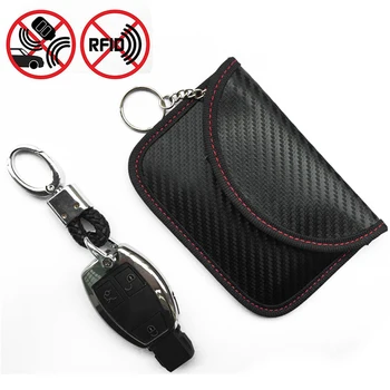 

New Mini Car Key Anti Theft Key Case Pouch Holder Signal Blocking Accessories