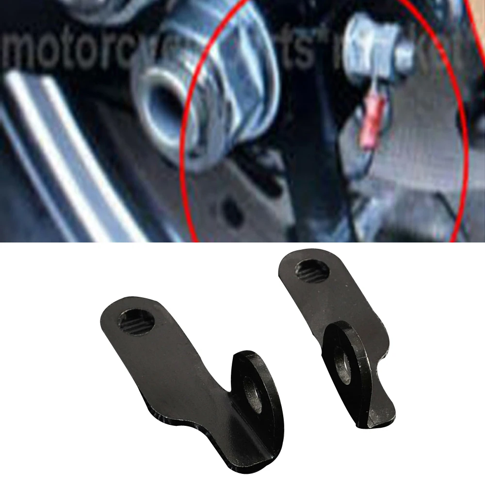 2pcs Turn Signal Light Relocation Brackets Axle Mount For Harley Sportster Dyna |