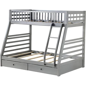 

Multifuctional Bunk Bed Bedroom Coloured Lamp Iron Frame Bed For Hotel School Kids Adult Twin Bed Frame With Ladder