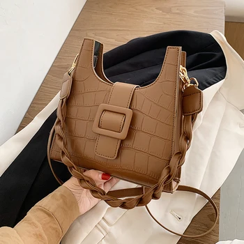 

Stone pattern Armpit bag 2020 Fashion New High quality PU Leather Women's Designer Handbag Vintage Shoulder Messenger Bag