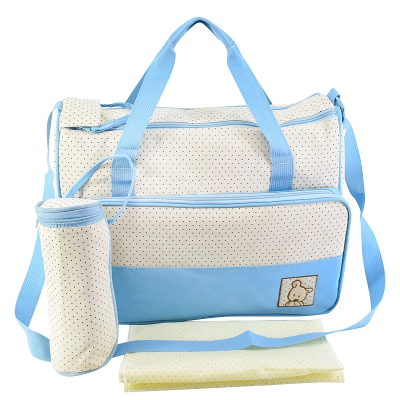  Multifunctional Mummy Bag Three-Piece Double Zipper Crossbody Large Capacity Mummy Bag