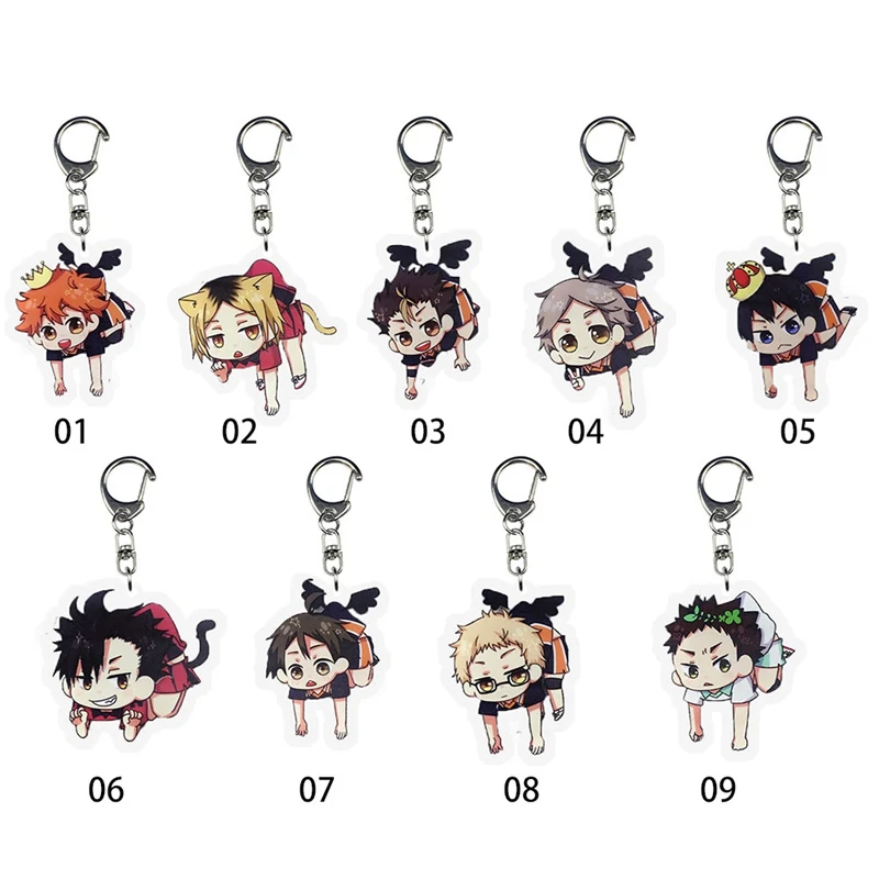 Haikyuu!! - Cute Characters Keychains - Hinata, Oikawa, Tobio Keychains (20 Styles)