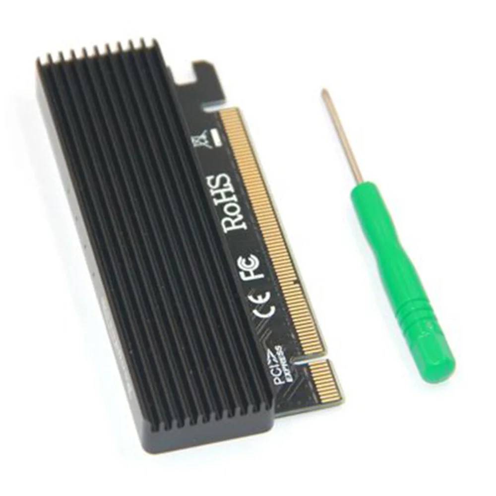 

M.2 NVMe SSD Adapter M2 to PCIE 3.0 X16 Controller Card M Key Interface Support PCI Express 3.0 x4 2230-2280 size
