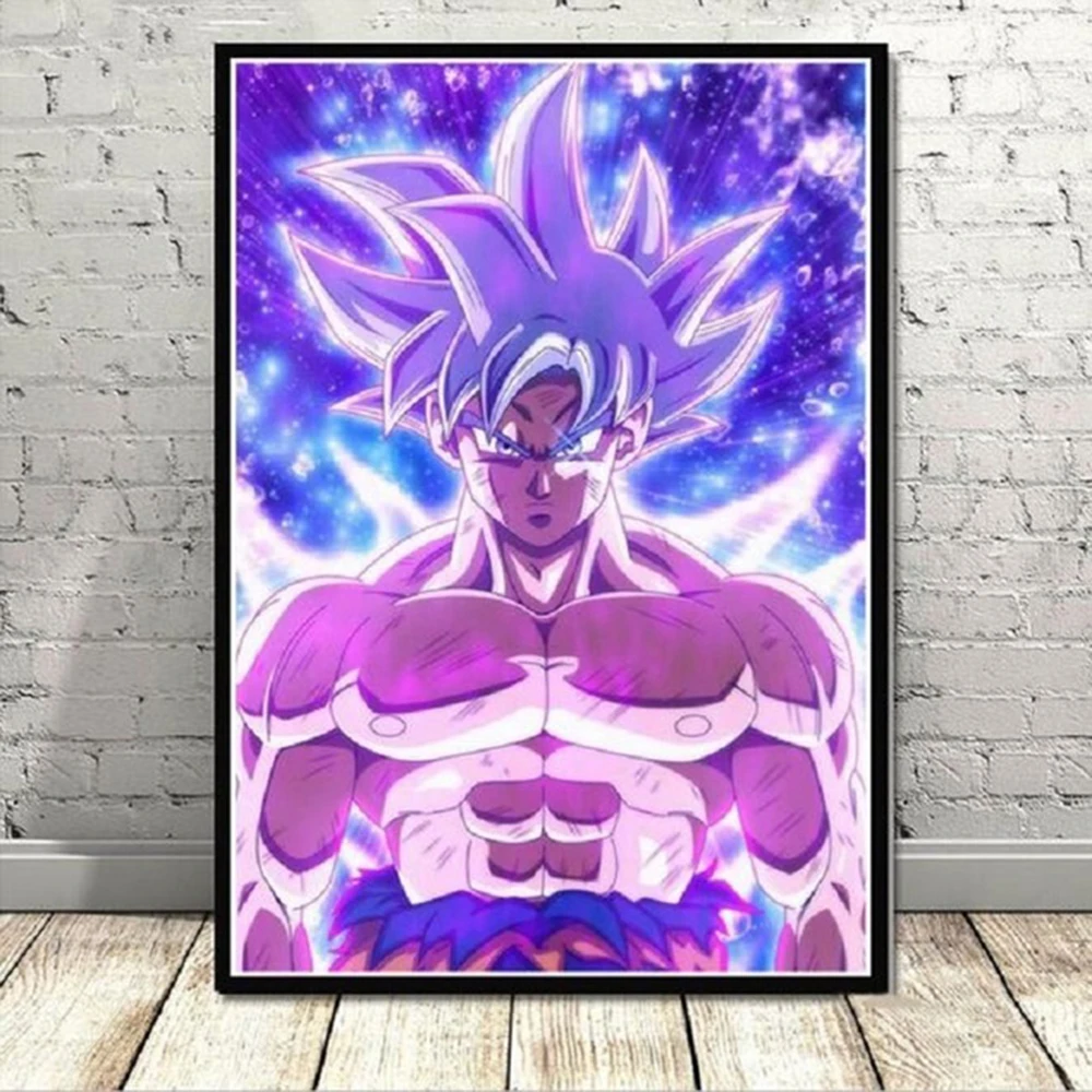 Japanese Anime Dragon Ball Goku Poster Picture Modular HD 5D Diamond Pattern Rhinestone Diamond Painting Cross Stitch Embroidery 