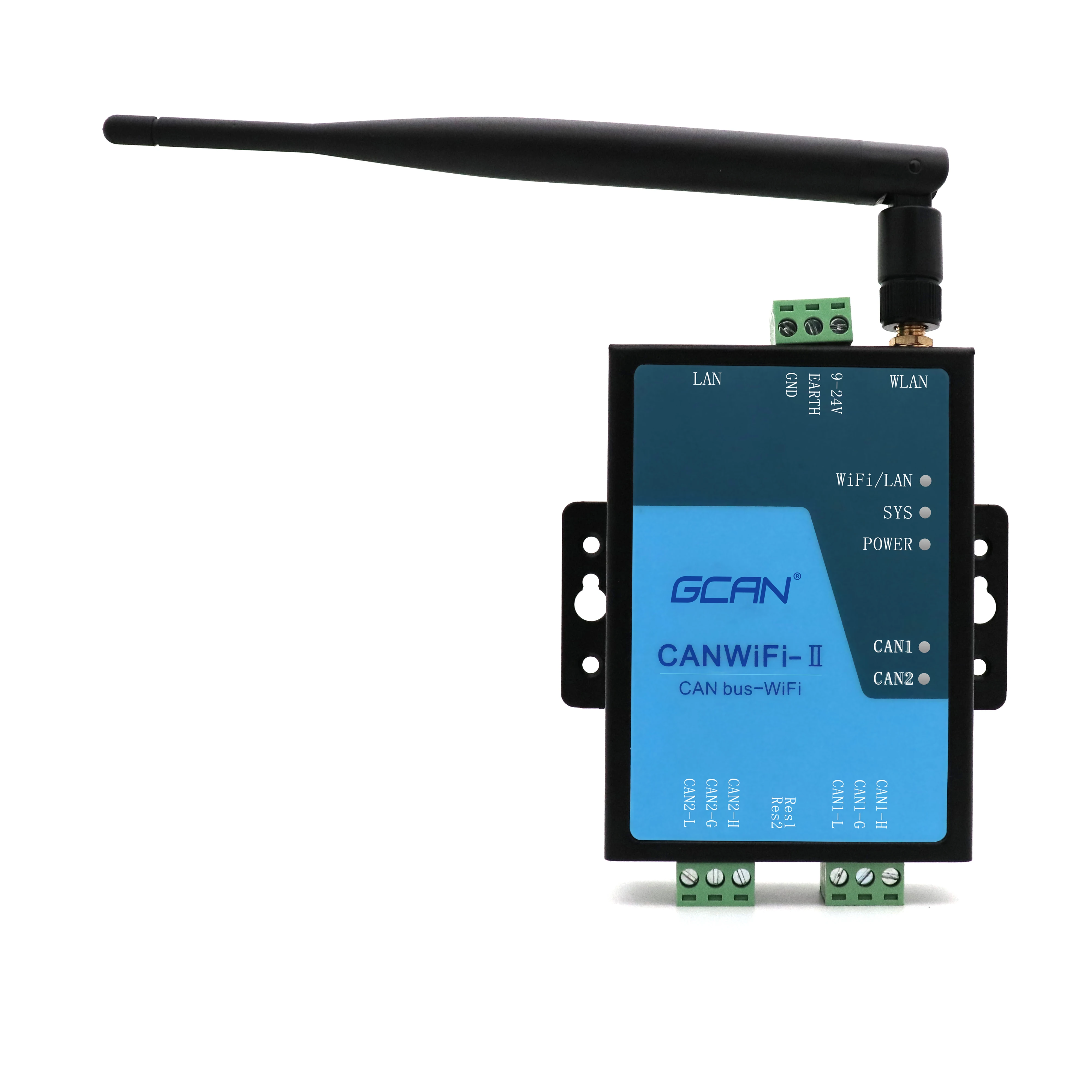 

GCAN-211 long distance wifi to CAN converter support TCP server,TCP client, UDP,use for CAN bus data remote transmission.