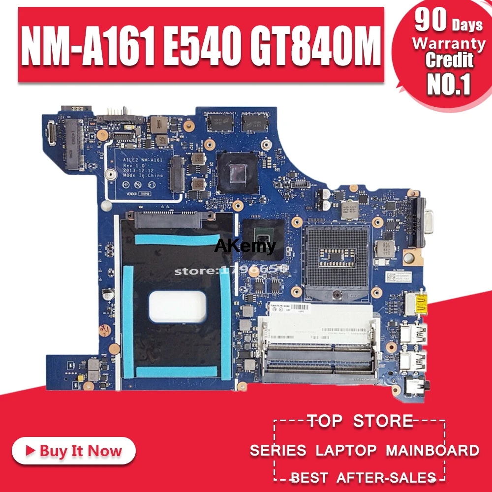 

NM-A161 For Lenovo AILE2 NM-A161 E540 motherboard for Lenovo ThinkPad Edge E540 GT840M mainboard Teste rev1.0