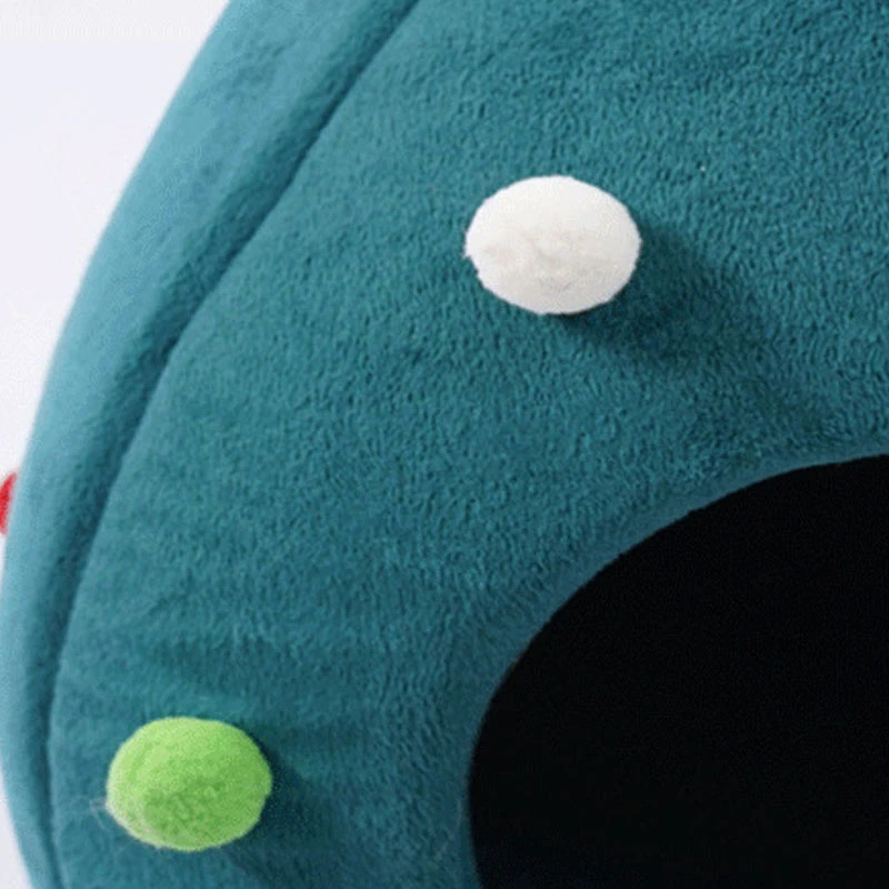 RFWCAK кошка кровать Рождество дом Cuter подстилка для кошачьего наполнителя теплая