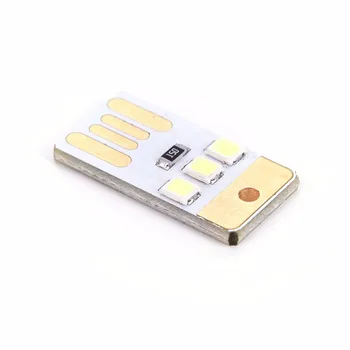 

Mini Portable 5V LED Light Usb Power Led Light 3 Led Touch Dimmer Lamp White Laptop Working Current 40MA