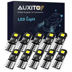 Premium 10-Piece LED Car Interior and Signal Light Set, 6000K Bright White, 12V Canbus No Error (6000K White)