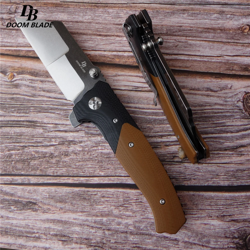 Складной нож с ручкой D2 Blade G10 7 9 дюйма FH11 60 61HRC 2 цвета для кемпинга охоты