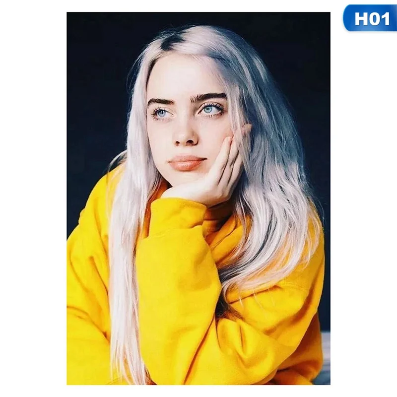 Billie Eilish плакат Hd Печатный домашний Декор Картина Billie Eilish картины настенные художественные современные Плакаты для гостиной